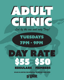 2024 ADULT SKATEBOARD CLINIC (DAY RATE)