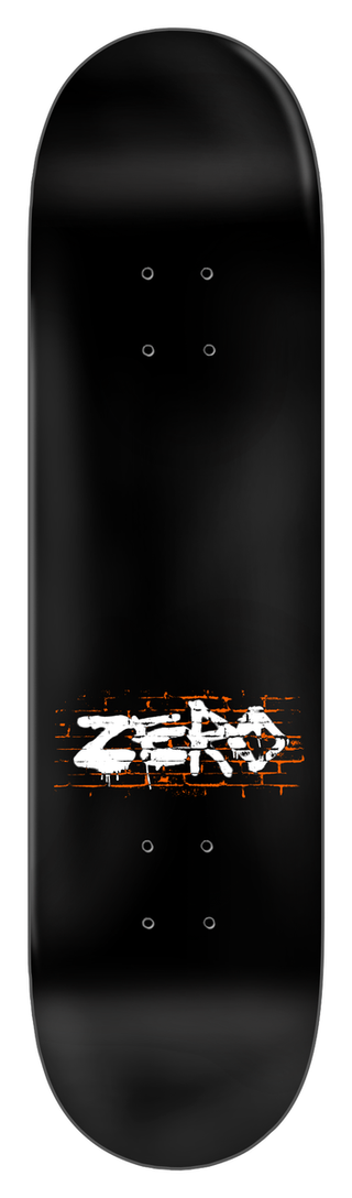 ZERO WORK SUCKS BLACK DIPPED DECK (8.5)