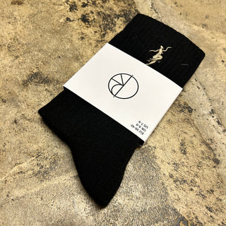 POLAR RIB SOCKS NO COMPLY (BLK)