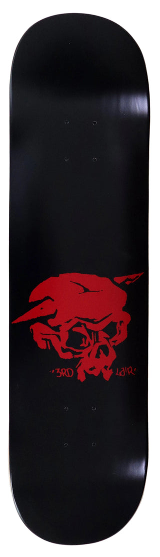 3RD LAIR SKULL DECK (BLACK/RED)