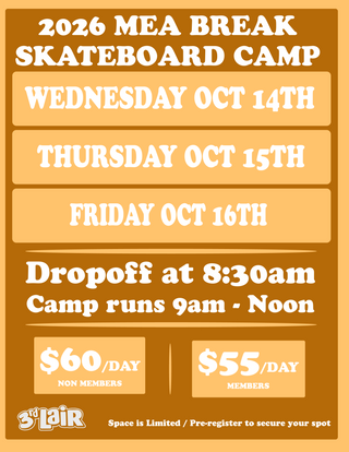 2026 MEA BREAK SKATEBOARD CAMP