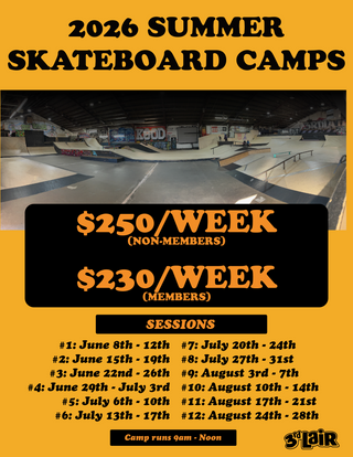 2026 SUMMER SKATEBOARD CAMP
