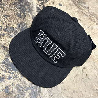 HUF WAFFLE CORD SNAPBACK (BLACK)