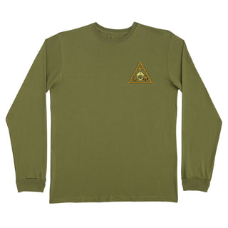 CREATURE TAKE WARNING L/S ECO olive