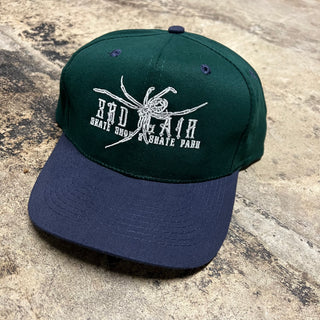 3RD LAIR SPIDER 6 PANEL HAT (DARK GREEN/NAVY)