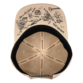 INDEPENDENT BRATRUD NOTEBOOK SNAPBACK UNSTRUCTURED HAT