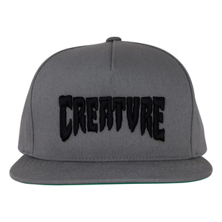 CREATURE MONO LOGO SNAPBACK STRUCTURED HAT