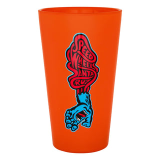 OJ SPEED WHEELS SCREAMING HAND PINT GLASS