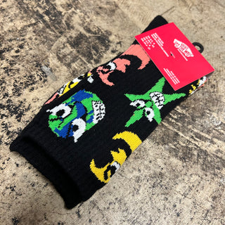 VANS SKATE CLAY CREW SOCKS (BLACK)