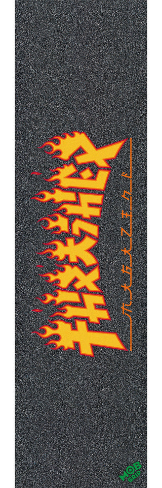 MOB X THRASHER MONSTER FLAME GRIP TAPE SHEET (9IN X 33IN)