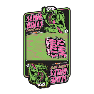 SLIME BALLS SCREAMING SLIME LIGHT UPS OG SLIME GREEN YELLOW WHEELS (60MM/78A)