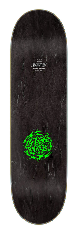 SANTA CRUZ SCRIBBLE FLASH FEELBASE DECK (8.0)