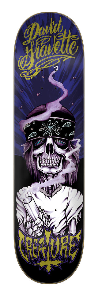 CREATURE GRAVETTE HIPPIE SKULL 20TH ANNIVERSARY DECK (8.3)