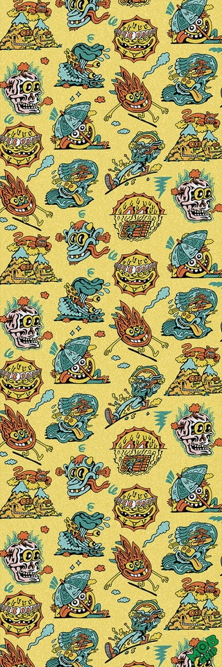 MOB KILLER ACID DUDES OF SUMMER GRIP TAPE SHEET (11IN X 33IN)