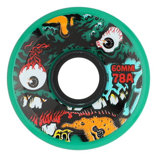 SLIME BALLS ROSKOPP FACE TWO REISSUE OG SLIME GREEN WHEELS (60MM/78A)