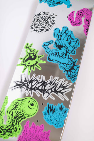 SANTA CRUZ SCRIBBLE FLASH FEELBASE DECK (8.0)