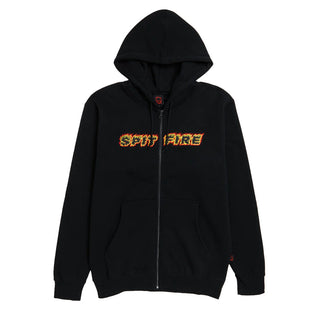 SPITFIRE FLAMES SCRIPT ZIP HOODIE