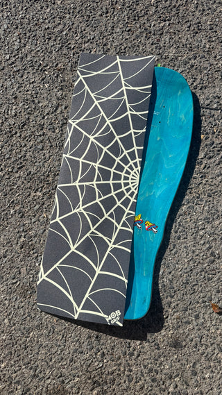 MOB X CREATURE GLOW WEB GRIP TAPE SHEET (10IN X 33IN)