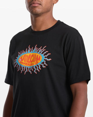 VOLCOM LIVE WIRE SHORT SLEEVE TSHIRT (BLACK)