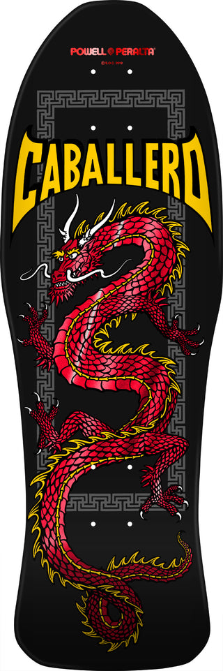 POWELL PERALTA STEVE CAB CHINESE DRAGON RED FOIL REISSUE DECK