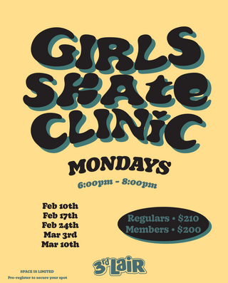 2025 GIRLS SKATEBOARD CLINIC SESSION #2