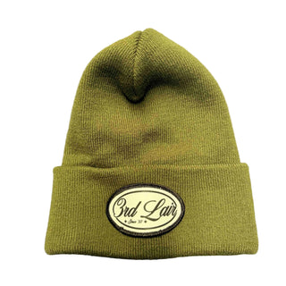 3RD LAIR ECLIPSE LOGO PATCH CUFF BEANIE (OLIVE)