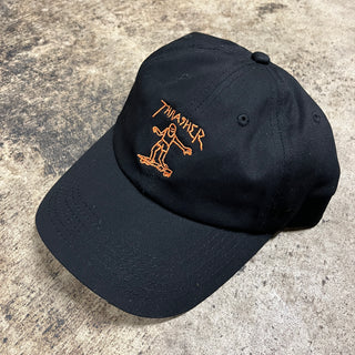 THRASHER GONZ OLD TIMER HAT (BLACK/ORANGE)