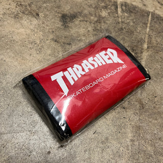 THRASHER MAG VELCRO WALLET (RED)