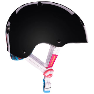 PRO TEC LOW PRO HELMET - SANTA CRUZ BLACK GLOSS