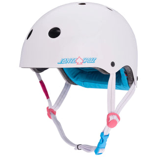 PRO TEC LOW PRO HELMET - SANTA CRUZ WHITE GLOSS
