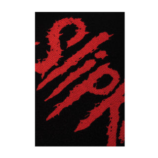WELCOME X SLIPKNOT OVERPRINT SWEATER (BLACK/RED)