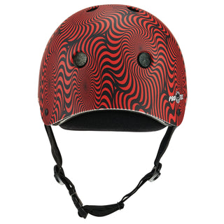 PRO TEC LOW PRO HELMET - SPITFIRE SIGNATURE RED SWIRL