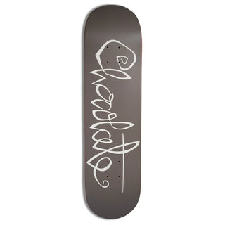 CHOCOLATE TRAHAN OG SCRIPT DECK (8.125)