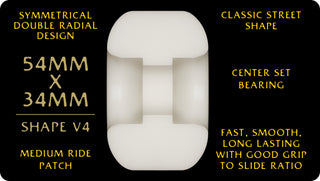 POWELL PERALTA DRAGON FORMULA V4 SYMMETRICAL WHEELS (54MM/95A)