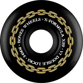 BONES XF DOUBLE LOCK V7 WHEELS BLACK (54MM / 99A)