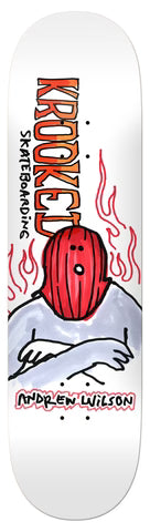KROOKED WILSON FIRE MASK DECK (8.75)