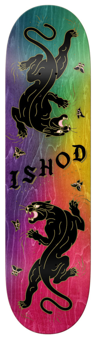 REAL ISHOD DBX CAT SCRATCH TIE-DYE SLICK DECK (8.25)