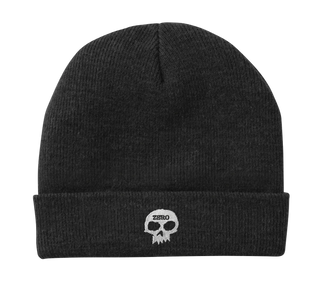 ZERO EMBROIDERED SKULL BEANIE