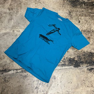 THE HEATED WHEEL BLUE TSHIRT